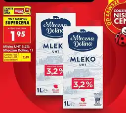 Biedronka Mleko Mleczna Dolina oferta