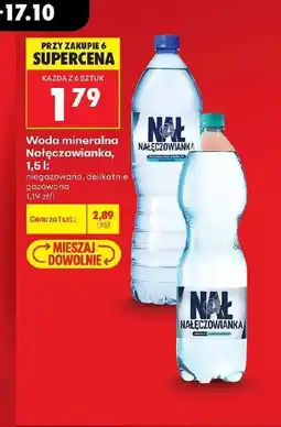 Biedronka Woda niegazowana Nałęczowianka oferta