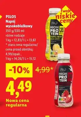 Lidl Napój wysokobiałkowy Pilos oferta