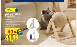 Lidl Drapak dla kota wys. 43,5 cm Max & Mila's World oferta