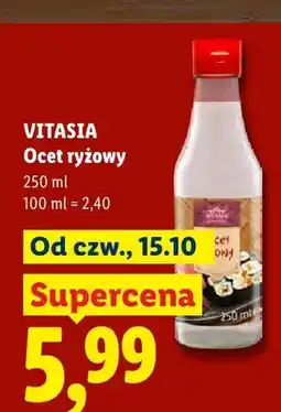 Lidl Ocet ryżowy Vitasia oferta