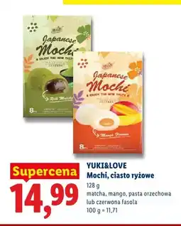 Lidl Mochi ciasto ryżowe mango Yuki & Love oferta