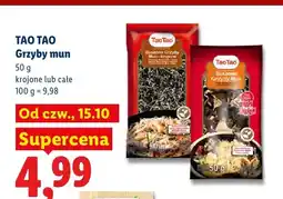 Lidl Grzyby mun krojone TaoTao oferta