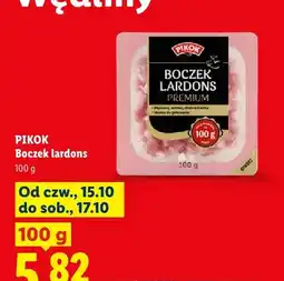 Lidl Boczek lardons premium Pikok oferta