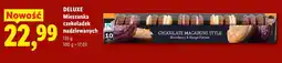 Lidl Mieszanka czekoladek nadziewanych Deluxe Chocolate Macarons Style Strawberry & Mango oferta