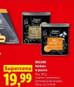 Lidl Herbata w puszce pomarańcza Deluxe oferta