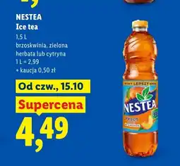 Lidl Ice tea Nestea cytryna oferta