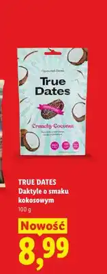 Lidl Daktyle o smaku kokosowym True Dates Crunchy Coconut oferta