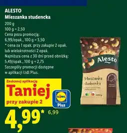 Lidl Mieszanka studencka Alesto oferta