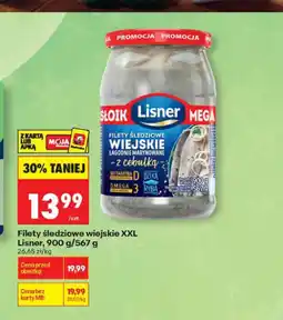 Biedronka Filety śledziowe Lisner oferta