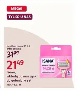 Rossmann Wkłady do maszynki do golenia Isana oferta