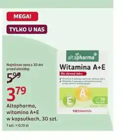 Rossmann Witamina Altapharma oferta