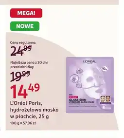 Rossmann Hydrożelowa maska w płachcie L'Oréal Paris oferta