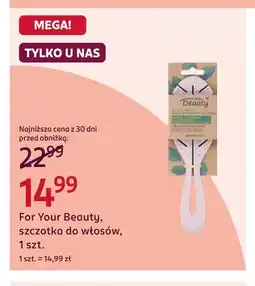 Rossmann Szczotka do włosów For Your Beauty oferta