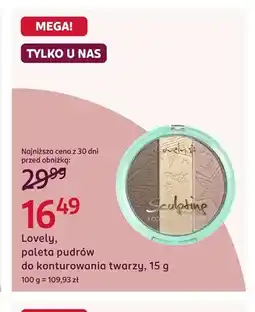 Rossmann Paleta pudrów do konturowania twarzy Lovely oferta
