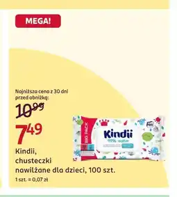 Rossmann Chusteczki nawilżane dla dzieci Kindii oferta