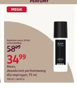 Rossmann Dezodorant perfumowany dla mężczyzn Mexx oferta
