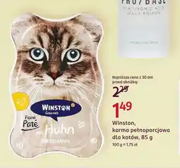Rossmann Karma pełnoporcjowa dla kotów Winston oferta