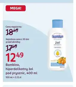 Rossmann Hiperdelikatny żel pod prysznic Bambino oferta