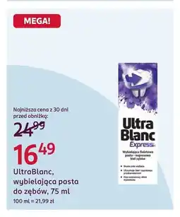 Rossmann Wybielająca pasta do zębów UltraBlanc oferta