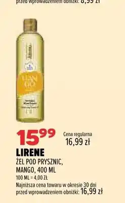 Drogerie Natura Żel pod prysznic Mango Lirene oferta
