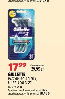 Drogerie Natura Maszynki do golenia Blue 3 Cool Gillette oferta