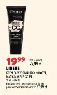 Drogerie Natura Krem CC wyrównujący koloryt Magic Makeup Lirene oferta