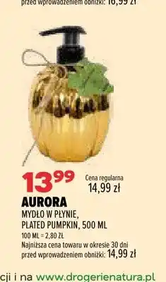 Drogerie Natura Mydło w płynie Plated Pumpkin Aurora oferta
