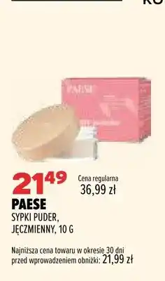 Drogerie Natura Sypki puder jęczmienny Paese oferta
