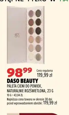Drogerie Natura Paleta cieni do powiek Naturalnie Rozświetlona Daso Beauty oferta