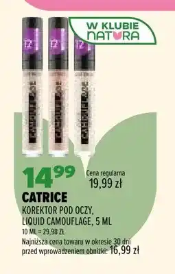 Drogerie Natura Korektor pod oczy Liquid Camouflage Catrice oferta