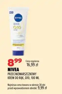 Drogerie Natura Przeciwzmarszczkowy krem do rąk Q10 Nivea oferta