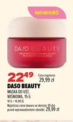 Drogerie Natura Maska do ust wiśniowa Daso Beauty oferta
