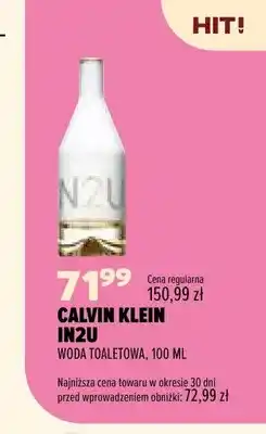 Drogerie Natura Woda toaletowa Calvin Klein IN2U oferta