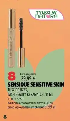 Drogerie Natura Tusz do rzęs Lash Beauty Keramatch Sensique Sensitive Skin oferta