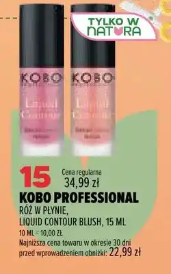 Drogerie Natura Róż w płynie Liquid Contour Blush Kobo Professional oferta
