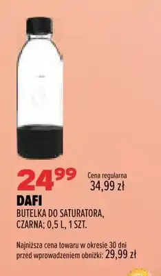 Drogerie Natura Butelka do saturatora czarna Dafi oferta