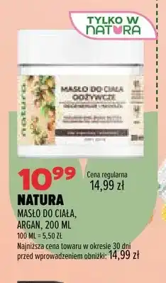 Drogerie Natura Masło do ciała Argan Natura oferta