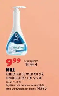 Drogerie Natura Koncentrat do mycia naczyń hipoalergiczny len Mill oferta