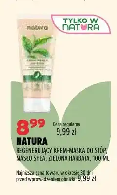 Drogerie Natura Regenerujący krem-maska do stóp masło shea zielona herbata Natura oferta