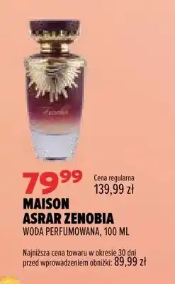 Drogerie Natura Woda perfumowana Maison Asrar Zenobia oferta