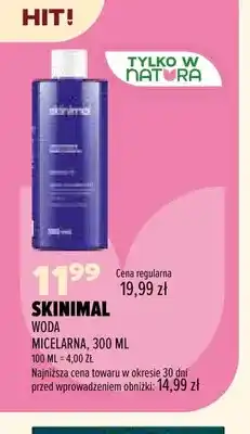 Drogerie Natura Woda micelarna Skinimal oferta