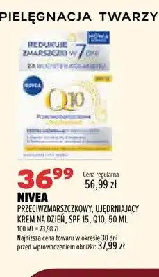 Drogerie Natura Przeciwzmarszczkowy ujędrniający krem na dzień SPF 15 Q10 Nivea oferta