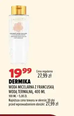 Drogerie Natura Woda micelarna z francuską wodą termalną Dermika oferta