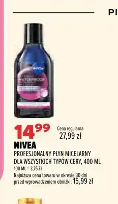 Drogerie Natura Profesjonalny płyn micelarny dla wszystkich typów cery Nivea oferta