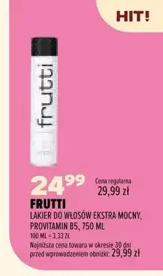 Drogerie Natura Lakier do włosów ekstra mocny Provitamin B5 Frutti oferta