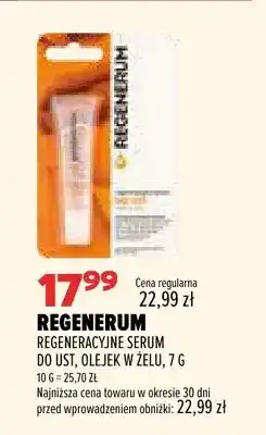 Drogerie Natura Regeneracyjne serum do ust olejek w żelu Regenerum oferta