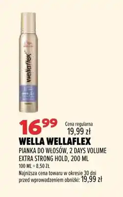 Drogerie Natura Pianka do włosów 2 Days Volume extra strong hold Wella Wellaflex oferta