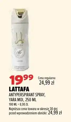 Drogerie Natura Antyperspirant spray Yara Moi Lattafa oferta