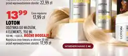 Drogerie Natura Odżywka do włosów 4 Elements Loton oferta